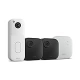 All-new Blink Video Doorbell + Outdoor 4 XR – Wireless smart security cameras, two-year battery life, go up to 400 feet from your home with extended range. Sync Module XR included.