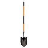 Dikuyeel Shovel for Digging Heavy Duty Metal Shovel with Fiberglass Handle, 56 Inches