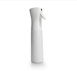 Home Continuous Spray Bottle for Hair (10.1oz/300ml) Empty Ultra Fine Plastic Water Mist Sprayer – For Hairstyling, Cleaning, Salons, Plants, Essential Oil Scents & More