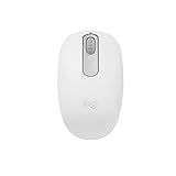 Logitech M196 Bluetooth Wireless Mouse, Compact and Portable Mouse for Laptops, Tablets and More, 12-Month Battery, Smooth Tracking, Compatible with PC and Mac, Windows and macOS - Off White