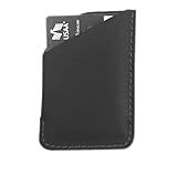 Modern Carry Leather Minimal Card Holder, Minimalist Wallet for Men & Women, Thin Credit Card Holder, Small Business Card Holder, Card Holder Wallet, Front Pocket Card Wallet - Magnum (Black)