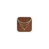 WomenGifts Layered Gold Necklaces for Women, 14K Gold Plated Dainty Cute Pendant Necklace Jewelry Set, Chunky Stackable Cuban Chain Choker Collar, Trendy Waterproof Non Tarnish Jewelry Gift for Mom