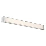 WAC Lighting dweLED, Svelte 34in LED Bathroom Vanity or Wall Light 2700K in Chrome