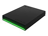 Seagate Game Drive for Xbox 2TB External Hard Drive Portable HDD - USB 3.2 Gen 1, Black with built-in green LED bar , Xbox Certified, 3 year Rescue Services (STKX2000400)