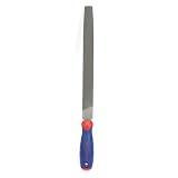 WORKPRO W051002 10 In. Flat File – Durable Steel File to Sharpen Tools and Deburr, Comfortable Anti-Slip Grip, Double Cut – Tool Sharpener for Professionals and DIY (Single Pack)