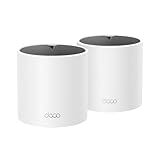 TP-Link Deco X15 Dual-Band AX1500 WiFi 6 Mesh Wi-Fi System | Replaces Routers and Extenders | Covers up to 3,900 sq.ft. | 2 Gigabit Ports per Unit, Supports Ethernet Backhaul, 2-Pack