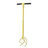 BARAYSTUS Garden Hand Tiller Garden Claw Twist Tiller Cultivator Tiller Soil Lossener Lawn Aerator Areator Loosen, Rototiller, Garden Bed and Plant Box Cultivator, Garden Tools.