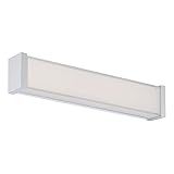 WAC Lighting dweLED, Svelte 16in LED Bathroom Vanity or Wall Light 2700K in Chrome