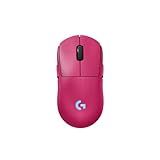Logitech G PRO 2 Lightspeed Wireless Gaming Mouse, Right- or Left-Handed Mouse with up to 4 Customizable and Switchable Magnetic Side Buttons, 44K DPI Sensor, USB-C Charging, for PC/Mac - Magenta