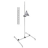 ANGSO-AUTO ADAS Calibration Tool Kit Compatible with Honda Toyota Kia Ford ADAS Radar Aiming Calibration Tool,Post with 0-30 Centimeter Scale,Corner Reflector Target with Billet Aluminum Stand