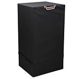 KINGLY Electric Smoker Cover for Masterbuilt 30 Inch Electric Smokers Waterproof Rip-Proof Upgraded Material Smoker Grill Cover UV & Fade Resistant Square Vertical Smoker Cover,Durable and Convenient