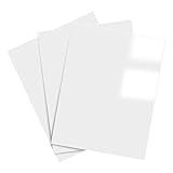 Double-Sided Gloss Card Stock Paper C2S Glossy Cardstock for Photos, Flyers, Posters | 80lb Cover (216gsm) | 8.5 x 11 | 100 Sheets per Pack