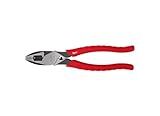 Milwaukee 48-22-6100 9 Inch Leverage Lineman Pliers w/ Crimper and Pipe Reaming Head Design