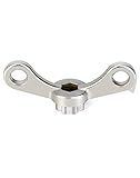 QWORK Bike Crank Arm Dust Cap Install Removal Wrench Tool Compatible with Shimano SRAM RaceFace TRUVATIV