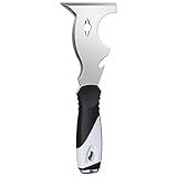 Mister Rui 10 in 1 Putty Knife - Multi Use Painters Tool, Taping Knife, Paint & Metal Scraper with Hammer End, Razor Blade Spackle Tool