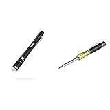 NEBO Rechargeable Pen Light Flashlight 360-Lumens Inspector Flashlights and Klein Tools 4-in-1 Precision Screwdriver Set