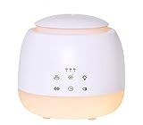 Vonokee Sleep Sound Machine with Diffuser,Aromatherapy Essential Oil White Noise Machine,Mist Humidifier with 7 LED Color Lights,10 Soothing Sounds,Night Light,Timer, Waterless Auto Shut Off(White)