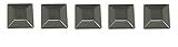 BLACK-6X6 Fence Post Plastic Cap- Pick a Pack (5 5/8 X 5 5/8) Pressure Treated Wholesale/Bulk Pricing (Black - 5 Pack)