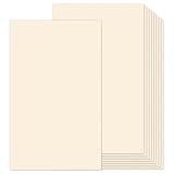 8.5x14 Cream Cardstock Blank Cover Stock Thick Paper 100 Sheets, Goefun 80lb Heavyweight Legal Cardstock Printer Paper For Arts and Crafts, Posters, Brochures, Menus
