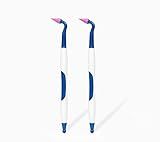 Gum Stimulator Rubber Tip Stimulator, Gum Massager and Interdental Tool – Pack of 2 Gum Stimulators with Ergonomic Handle, Latex-Free