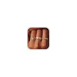 FIBO STEEL 14K Gold Plated Rings for Women Stackable Ring Set, Size 8, 6PCS