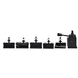 Timunr 6Pcs 250-111 Wedge Type Tool Post Set AXA Tool Post Set Quick Change Tool Post Holder Set Swing Dia 12 Inch