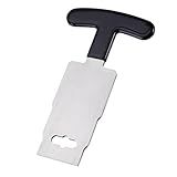 hongbo Pool Plug Removal Tool with Handle Grip for Hayward SP1419A-SP1419E, Metal Pool Jet Removal Tool, Pool Return Fitting Removal Tool with Rubber Handle, Eyeball Seat Removal Tool