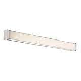 WAC Lighting dweLED, Svelte 34in LED Bathroom Vanity or Wall Light 2700K in Brushed Nickel