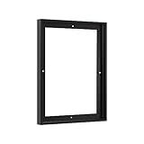 Pixy Canvas Floater Frame 16x20 for 3/4 (0.75) inch Deep Canvas Paintings/Canvas Prints/Wood Canvas Panels/Wall Art/Wall Decor/Home Decor/Artwork (Black, 16 x 20 inch, Portrait)