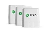 FIXD Bluetooth OBD2 Scanner for Car - Car Code Readers & Scan Tools for iPhone & Android - Wireless OBD2 Auto Diagnostic Tool to Check Engine & Fix All Cars & Vehicles ‘96 or Newer (3 Pack)