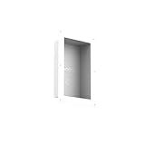 EZ-NICHES USA - 8in x 14in - Ready for Tile Recessed Bathroom Shower Shampoo Shelf Niche