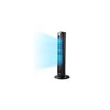 PELONIS 30 Inch Tower Fan for Bedroom, Quiet Oscillating Standing Fan with 3 Speeds, Portable Cooling Fan for Home Office Dorm Room, Auto-off Timer, Black, PFT28A2BBB