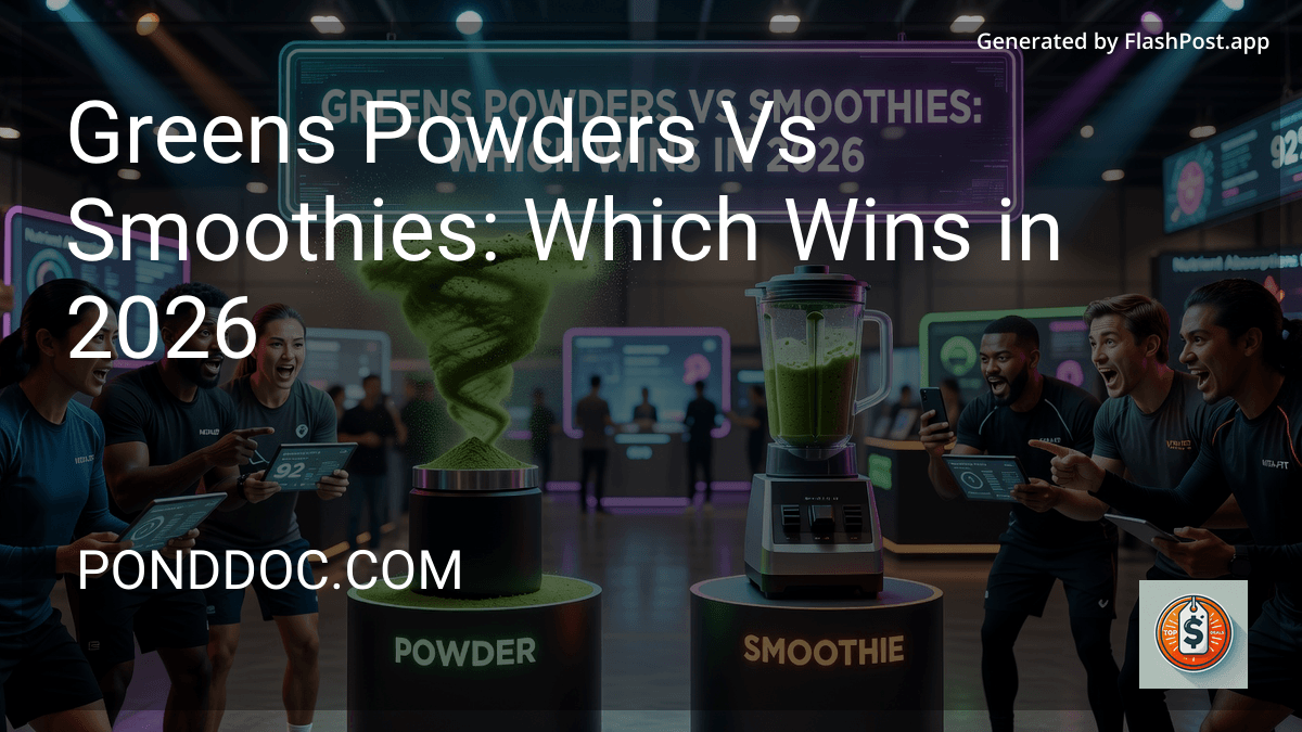 Greens Powders Vs Smoothies: Which Wins in 2026 image