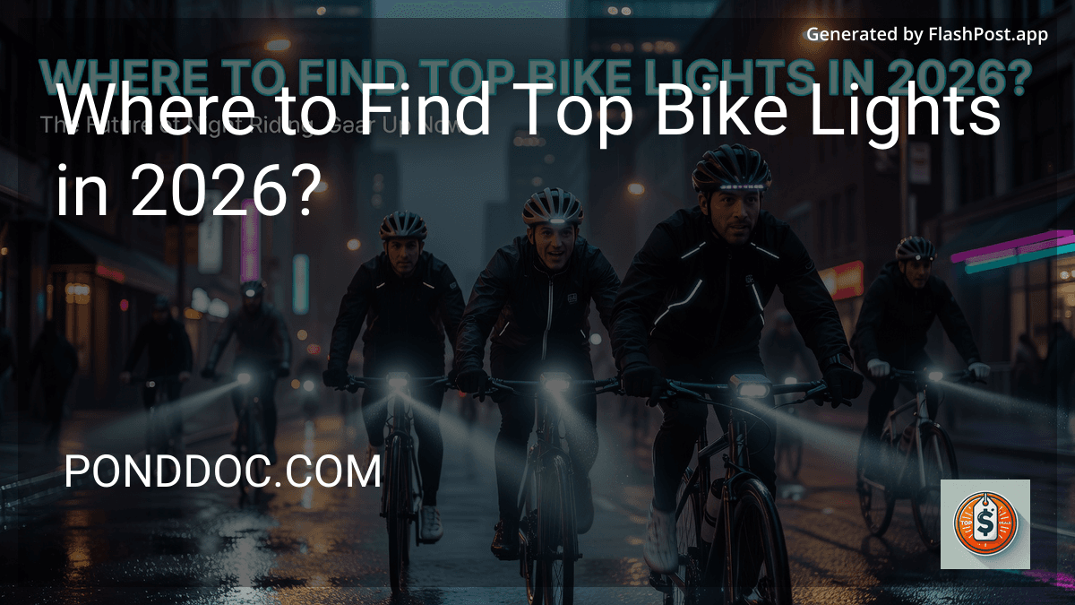 Where to Find Top Bike Lights in 2026? preview