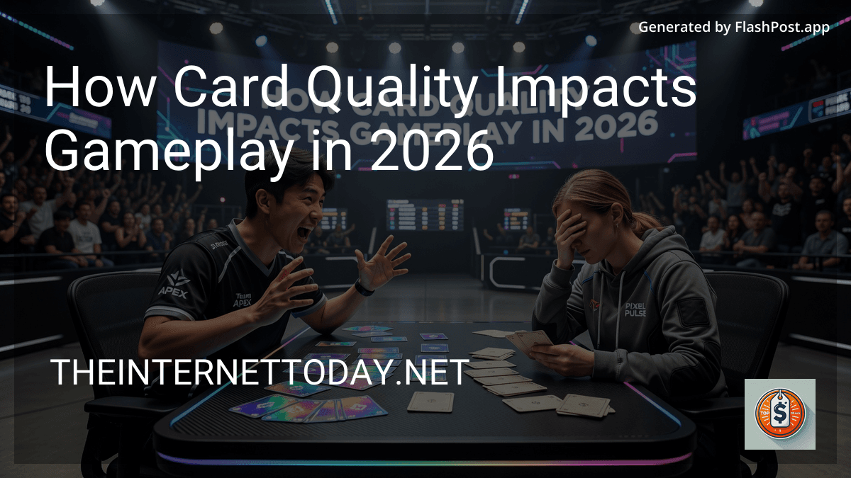 How Card Quality Impacts Gameplay in 2026 preview