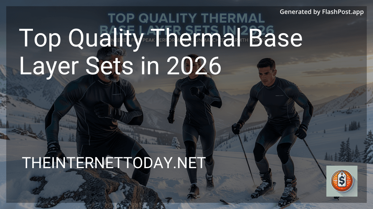 Top Quality Thermal Base Layer Sets in 2026 preview
