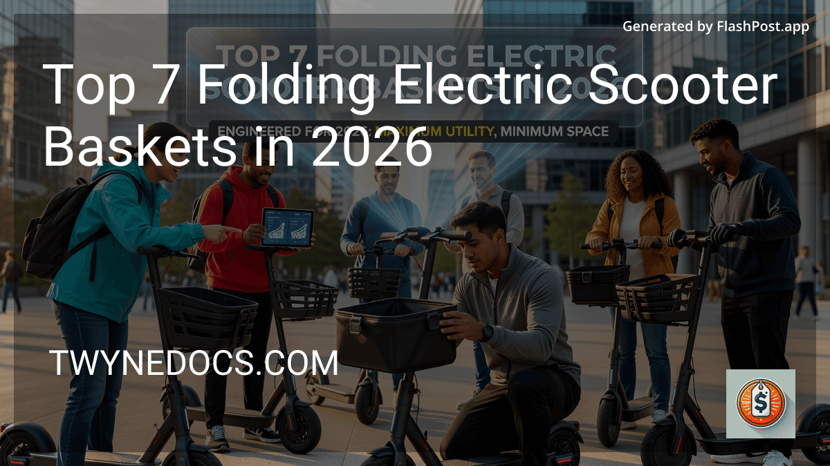 Top 7 Folding Electric Scooter Baskets in 2026 preview