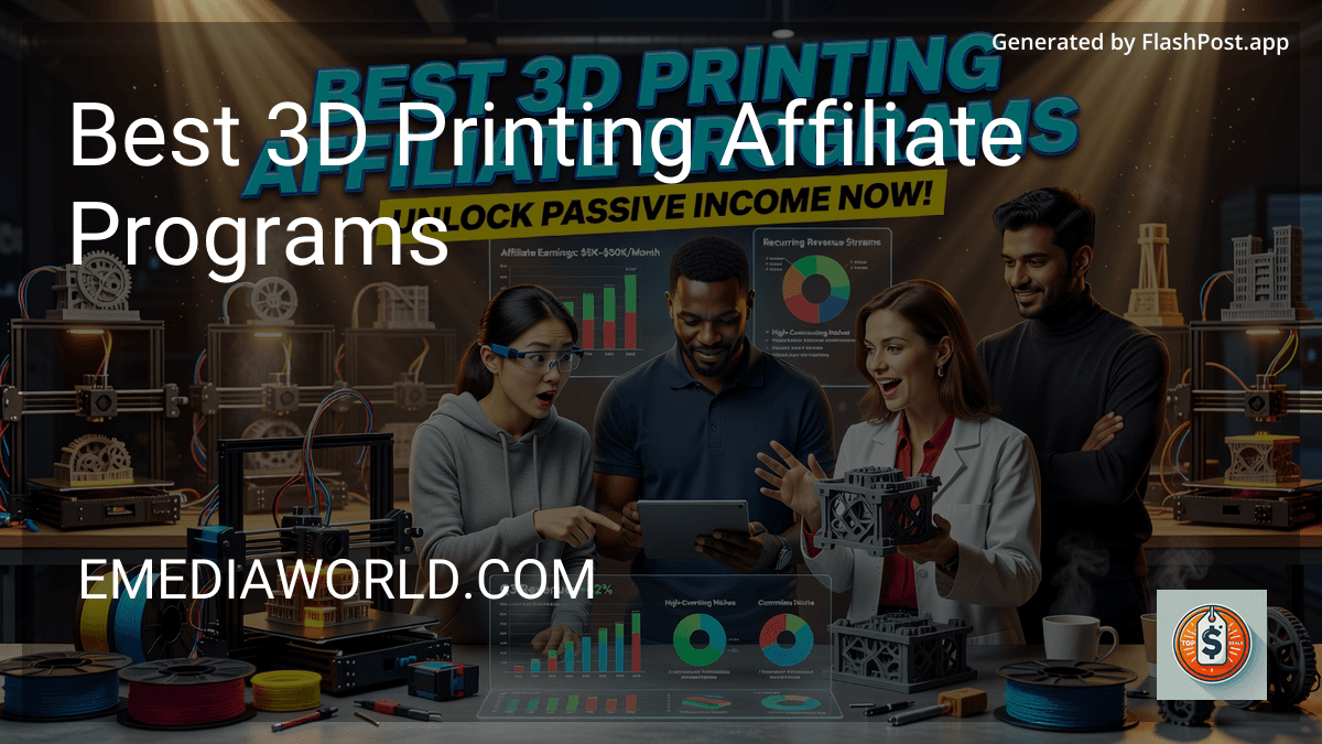 7 Best 3D Printing Affiliate Programs in 2026