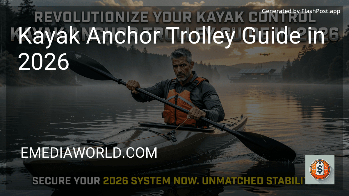 Kayak Anchor Trolley Guide in 2026 preview