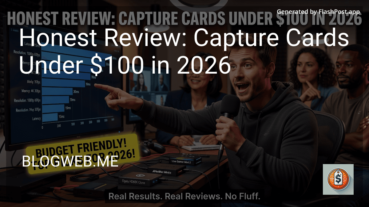 Honest Review: Capture Cards Under $100 in 2026 preview
