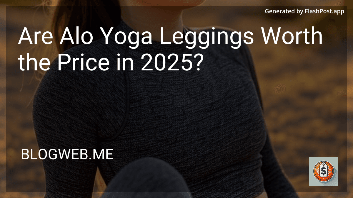 Are Alo Yoga Leggings Worth the Price in 2025? image
