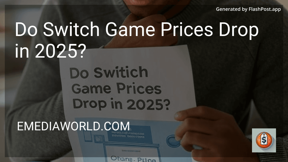 Do Switch Game Prices Drop in 2025? preview