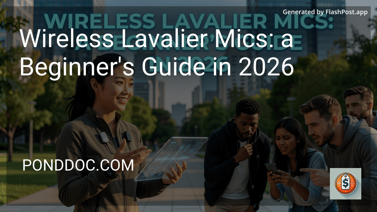 Wireless Lavalier Mics: a Beginner's Guide in 2026 preview