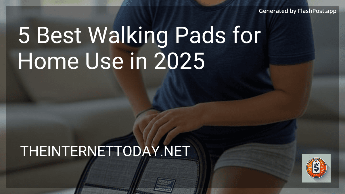 8 Best Walking Pads for Home Use in 2025 image
