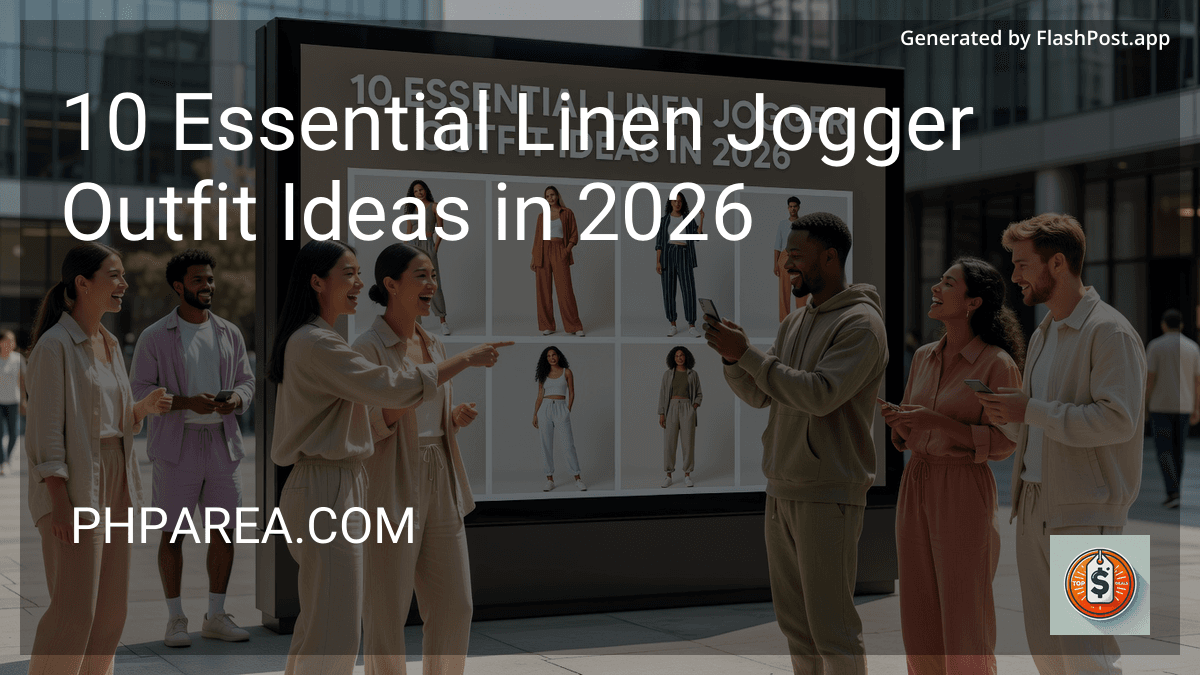 0 Essential Linen Jogger Outfit Ideas in 2026 preview