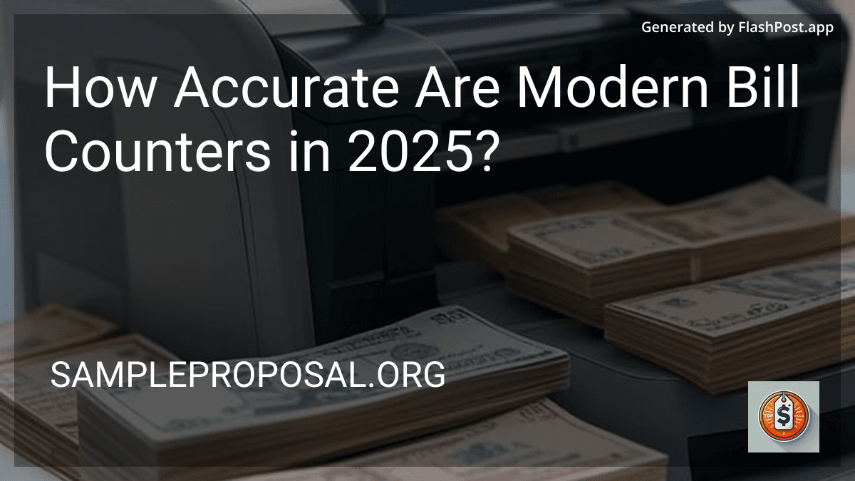 How Accurate Are Modern Bill Counters in 2025? preview