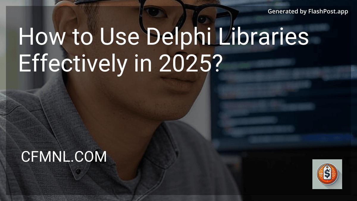 How to Use Delphi Libraries Effectively in 2025? preview