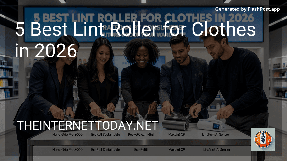 6 Best Lint Roller for Clothes in 2026