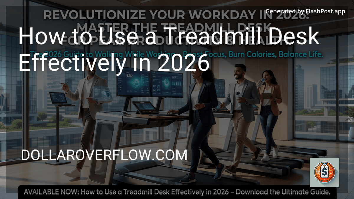 How to Use a Treadmill Desk Effectively in 2026 preview