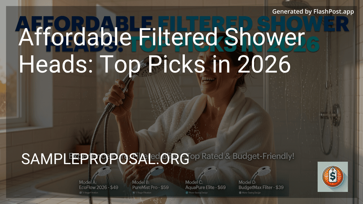 Affordable Filtered Shower Heads: Top Picks in 2026 preview